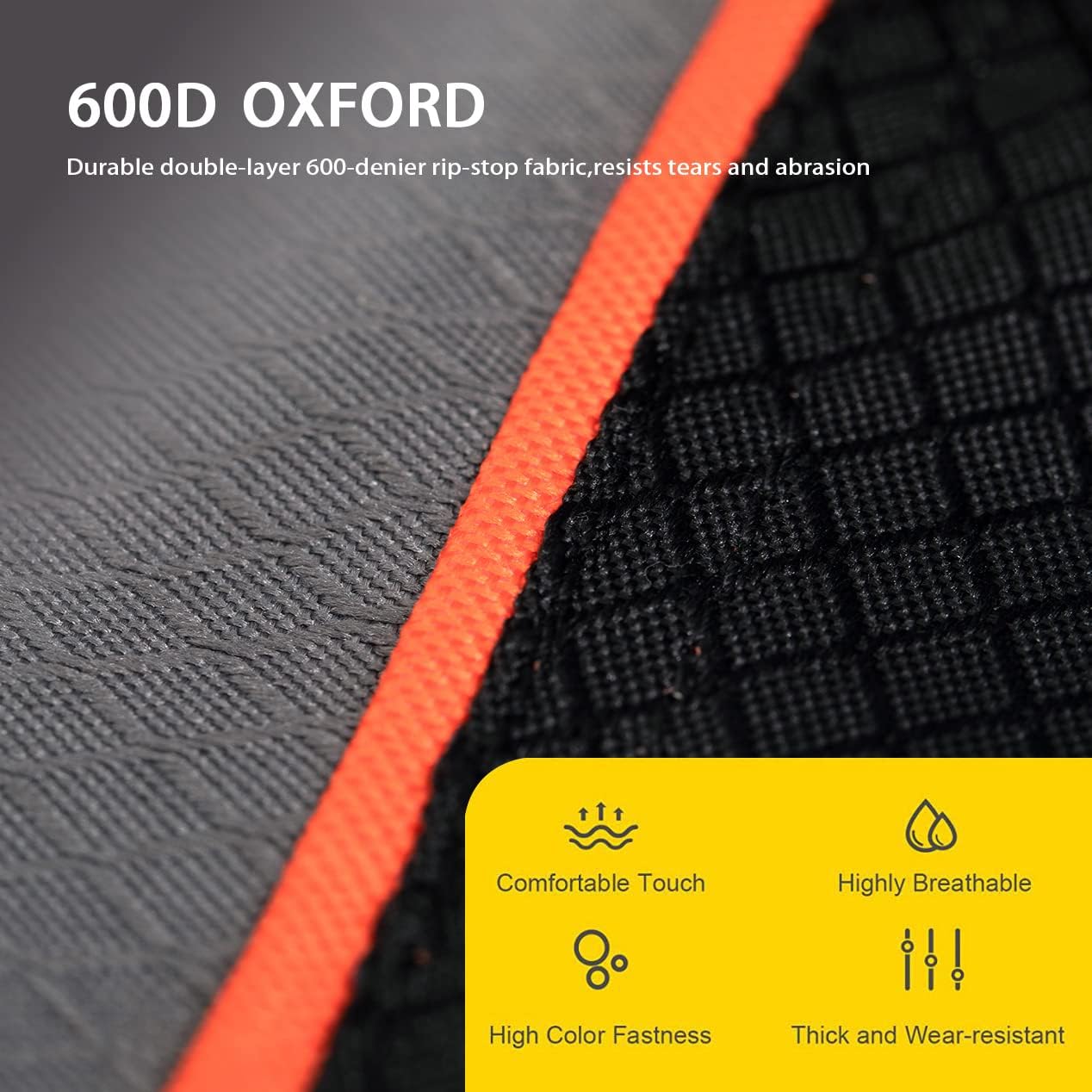 FAIR WIND 2 Pack Oversized Fully Padded Camping Chair Heavy Duty Quad Fold Arm Chair Support 350 LBS with Cup Holder, Collapsible Lumbar Back Chair Portable for Outdoor, Black - Image 6