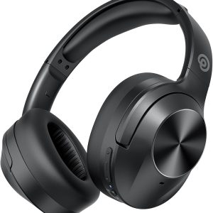 Hybrid Active Noise Cancelling Headphones, Wireless Over Ear Bluetooth Headphones, Headphones Wireless with Transparency Mode, Deep Bass, Comfort Fit Ear Cups, 30 Hrs, for Home Office Travel