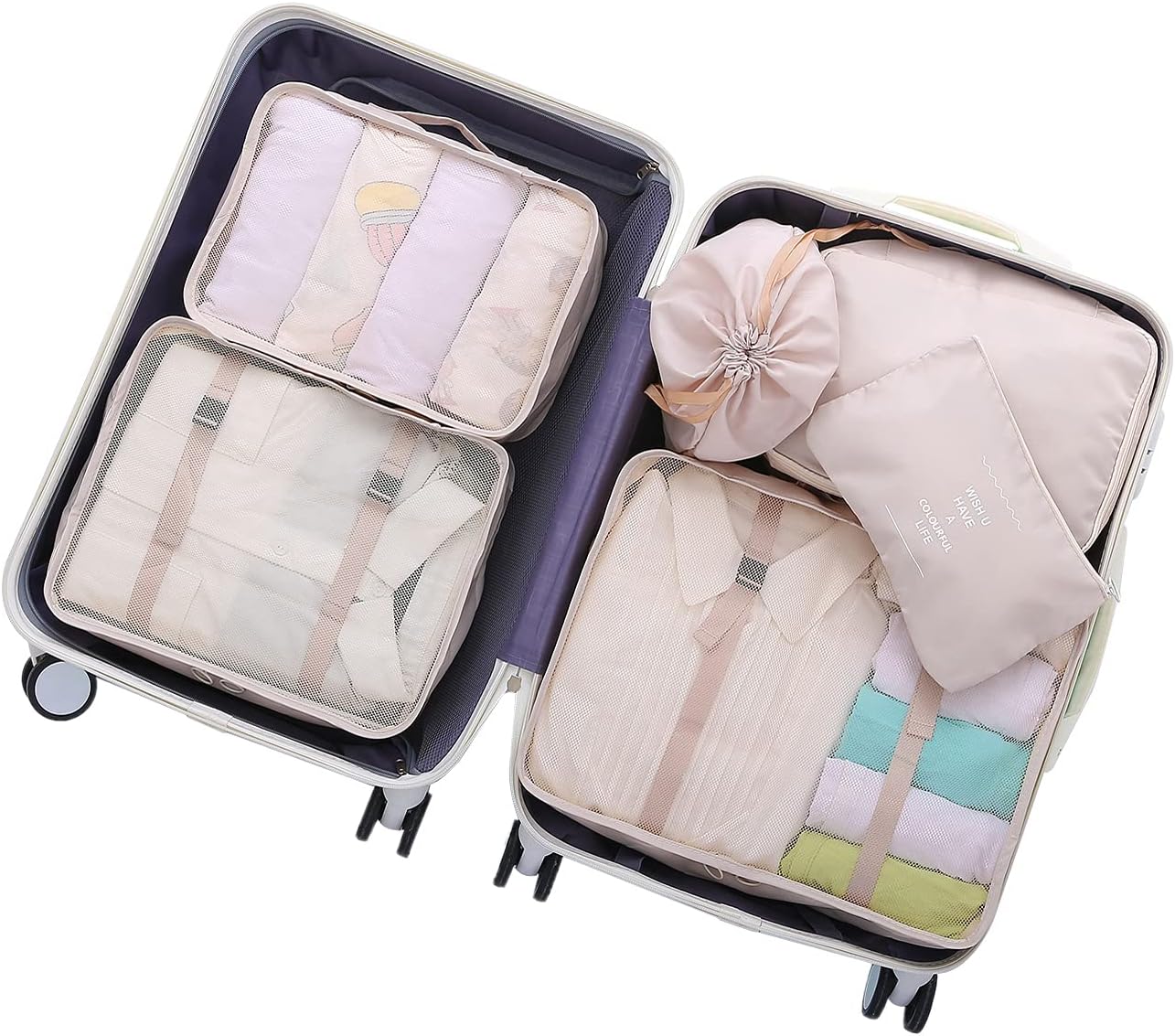 Luggage Packing Organizers Packing Cubes Set for Travel