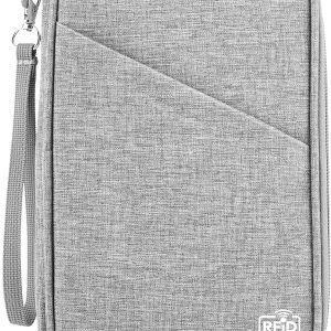 Passport Holder Family, Women Rfid Blocking Passport Wallet, Travel Essentials Premium Wallets, Waterproof Passport Holders Bag for Men Traveling, Travel Document Organizer Credit Cards Case