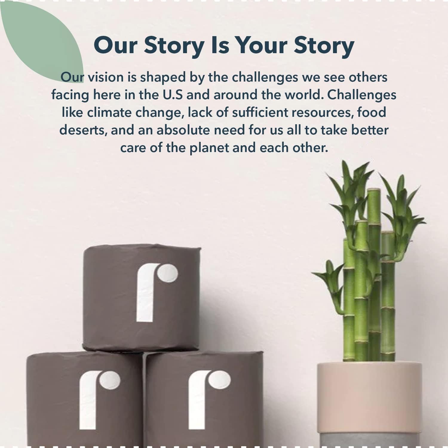 Reel Premium Toilet Paper - 24 Rolls of Toilet Paper - 3-Ply Made From Tree-Free - Zero Plastic Packaging, Septic Safe - Image 6