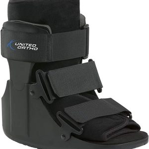 United Ortho USA14013 Short Cam Walker Fracture Boot, Small, Black
